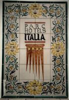 Unser Hotel liegt am Meer in Letojanni und ist schön dekoriert