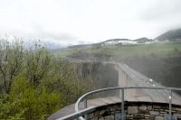 Blick auf die Europabrücke (Baujahr 1963) mal höchste Brücke Europas