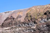 vulkanische Schichten