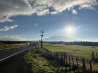 Blick auf Mount Ruapehu