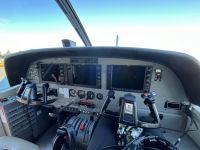 Cockpit des Flugzeuges