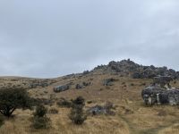 Steinformationen am Castle Hill