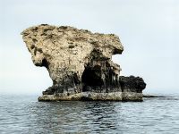 Felsformation vor der Küste von Syrakus