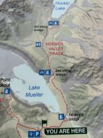 unsere Wanderung im Hooker valley