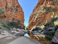 10. Reisetag – Ausflug in die West MacDonnell Ranges – Spaziergang zur Simpsons Gap