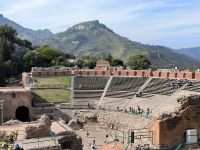 Sizilien. Taormina Amphitheater