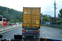 Containertransport bei Salerno 