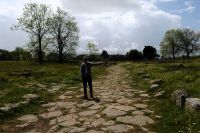 Angelo auf der Hauptstraße von Paestum