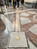 Sizilien. Palermo. Meridian in der Kathedrale