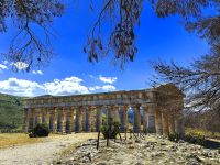 Am griechischen Tempel in Segesta