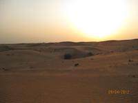 Sonnenuntergang in der Wüste