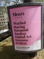 Amsterdam - wer im MOCO Museum zu sehen ist...