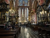 Blick auf den Altar der Marienkirche