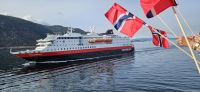 Begrüßung der MS Polarlys
