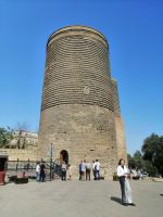 Stadtrundgang durch Baku - Mädchenturm aus dem 15. Jh.