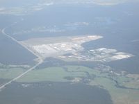 Tesla Grünheide aus der Vogelperspektive