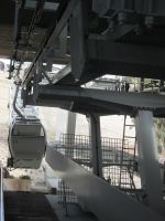 per Seilbahn zum/vom alten Hafen ins Zentrum von Thira