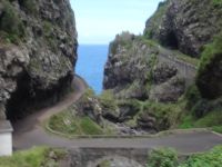 alte Küstenstraße vor Sao Vicente