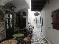 Gasse und Taverne Naxos Stadt