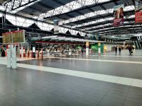 Dresden Flughafen am Morgen