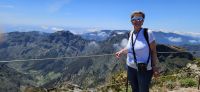Reisebegleitung Ria auf dem Pico Ruivo