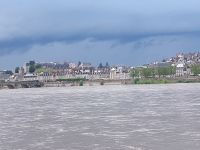 Blick auf die Königsstadt Blois - sehr mystisch