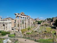 Rom - Ausblick vom Kapitol auf das Forum Romanum 