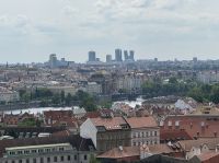 Blick von der Burg auf das neue Kongresszentrum
