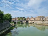 Rom - Blick von der Engelsbrücke in Richtung Petersdom