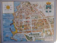 Antibes Plan der Altstadt