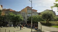 Douro-Kreuzfahrt mit Lissabon // Buchhandlung Livraria Lello in Porto
