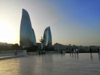 Flame Towers in Baku