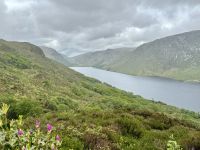 3. Reisetag – Wanderung im Glenveagh-Nationalpark – Blick vom Aussichtspunkt auf das Tal von Glenveagh