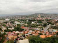 Blick auf Tbilisi von der Festung Narikala
