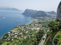 Insel Capri - Anacapri (Blick auf Marina Grande)