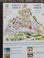 Plan von Erice, dem Felsennest