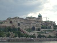 Budapest: Blick vom Abschiedsessen auf dem Schiff