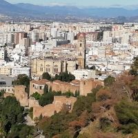 Blick auf Alcazaba und Kathedrale