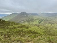 7. Reisetag – Wanderung im Connemara-Nationalpark – Aussicht vom Diamond Hill auf Twelve Bens