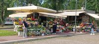 Blumenstand am Monumentalfriedhof