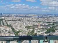 Blick auf Paris aus 210n Höhe