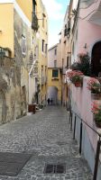 Straßenszene auf Procida