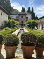 in der Alhambra - die Generalife Gärten und Sommerpalast