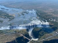 Simbabwe - Victoria Falls - mit dem Heli über die Fälle