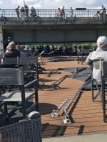 Sonntag 12.5.24 Schleuse Ybbs -Persenburg, alle sitzen bleiben, es wird eng!!!