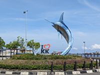 305. Kleiner Stadtspaziergang mit Souvenirshopping in Kota Kinabalu