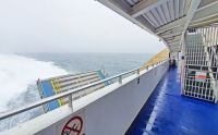 118 Condor Fähre nach Guernsey Außendeck