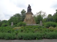 Joost van den Vondel im Vondelpark, Amsterdam, Niederlande