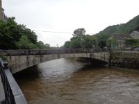 Brücke über die Ourthe, Durbuy, Belgien