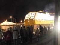 Livono - Einlauf der Fähre